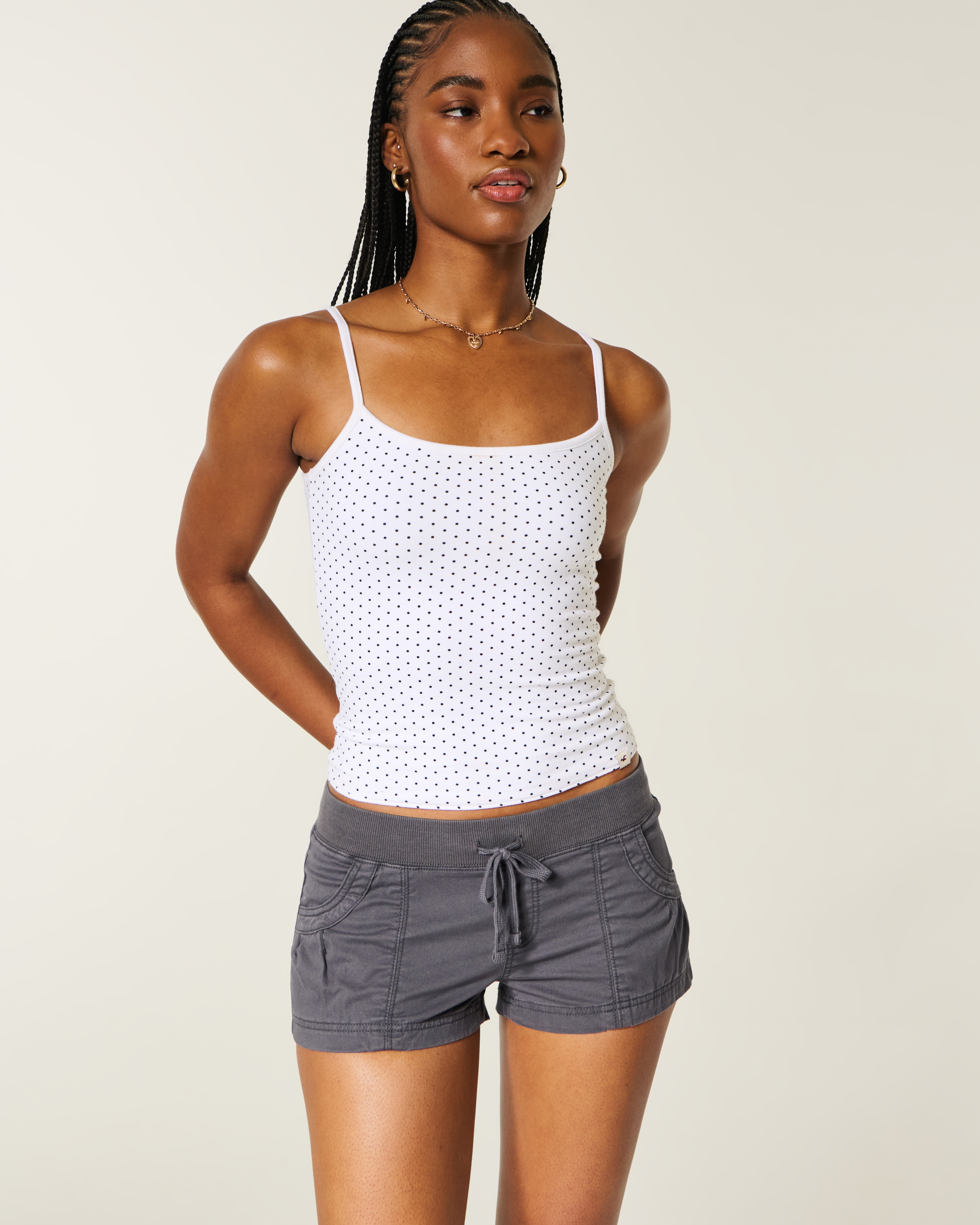 Женские шорты Hollister Remi Poplin Shorts — фото 2
