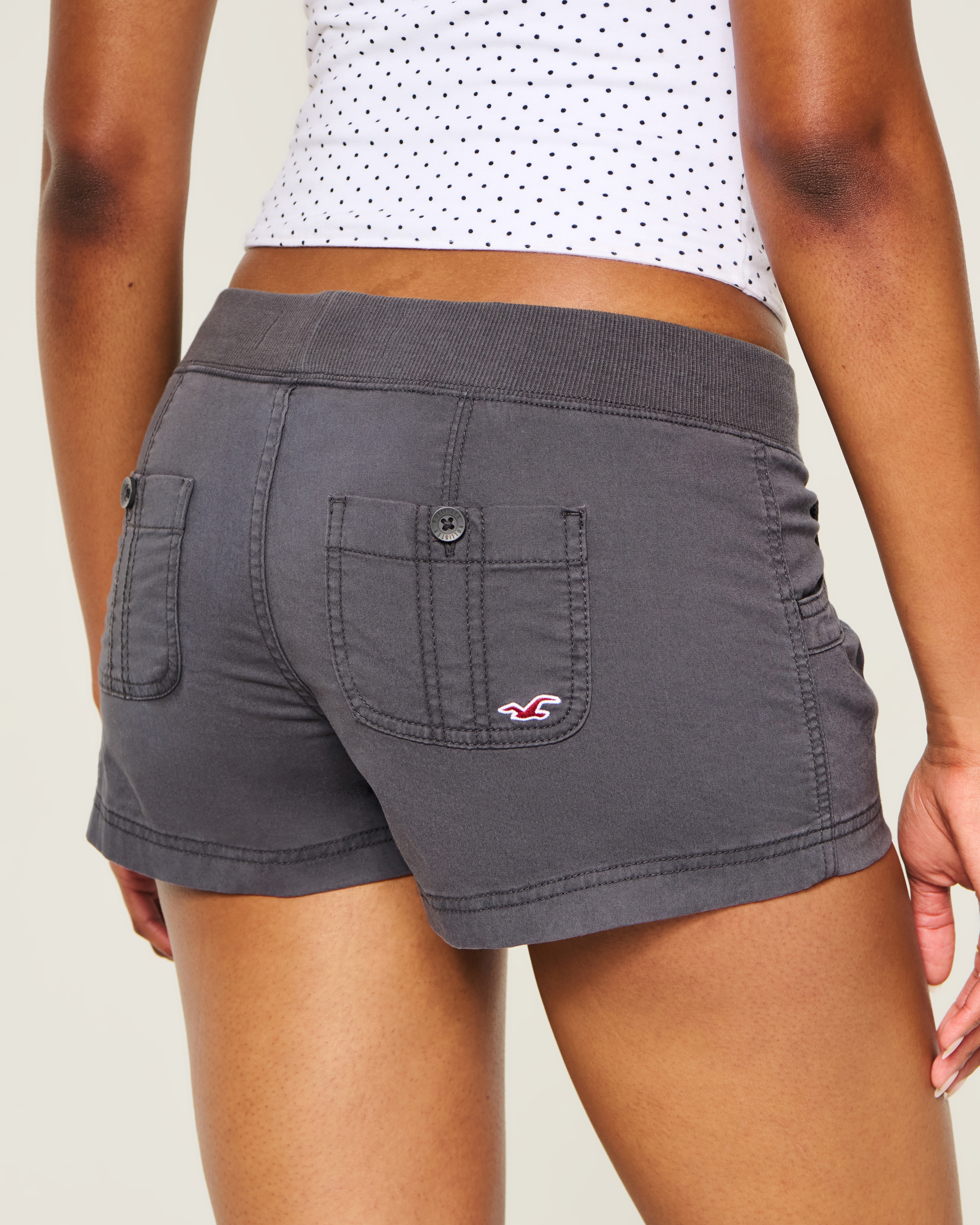 Женские шорты Hollister Remi Poplin Shorts — фото 3