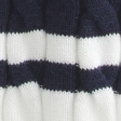 Cable-Knit Mock-Neck Zip-Up Sweater