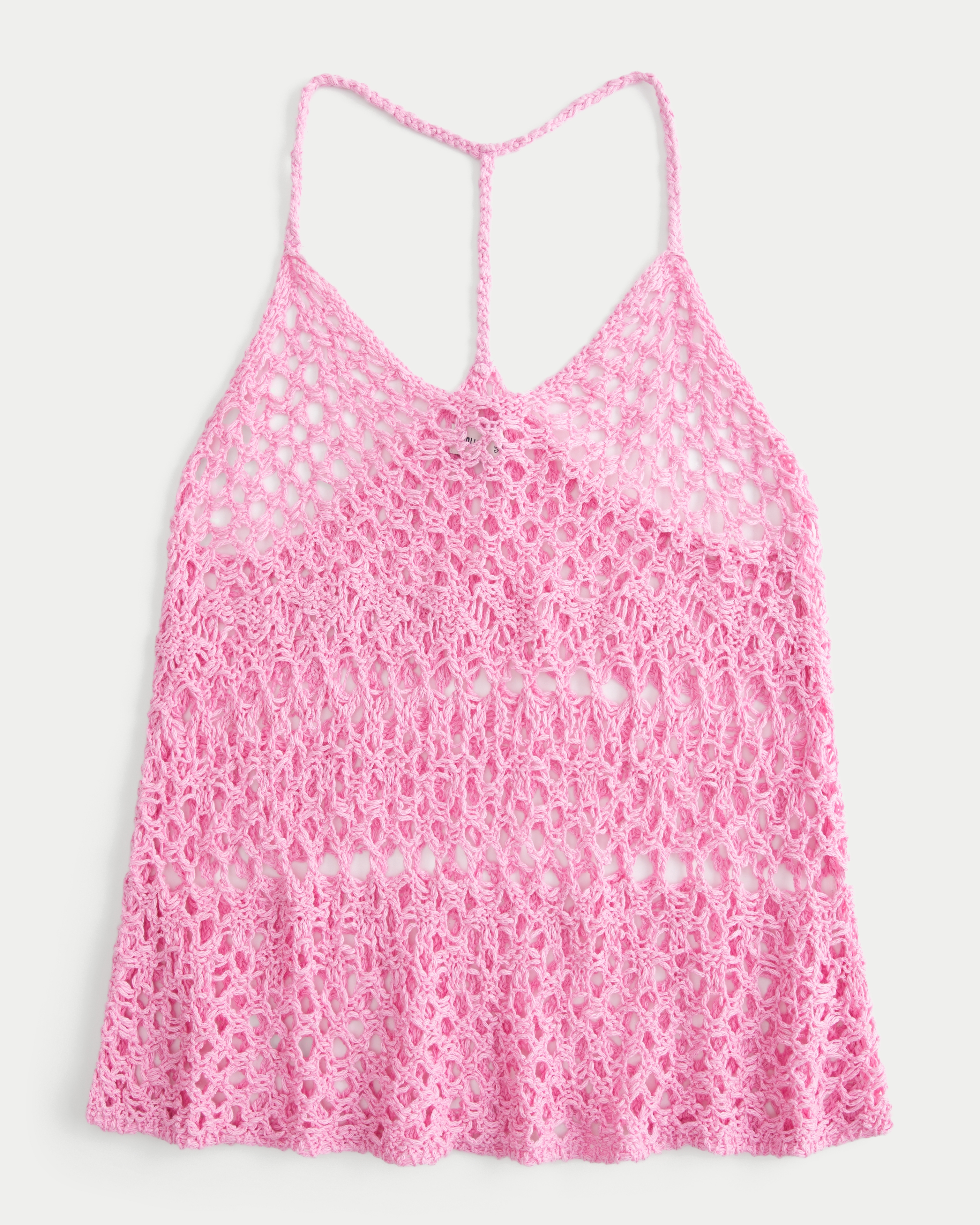 Женские топы Hollister Crochet-Style Racerback Tank