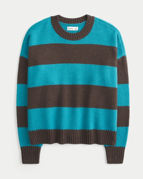 Женские свитеры Hollister Easy Fair Isle Crew Sweater