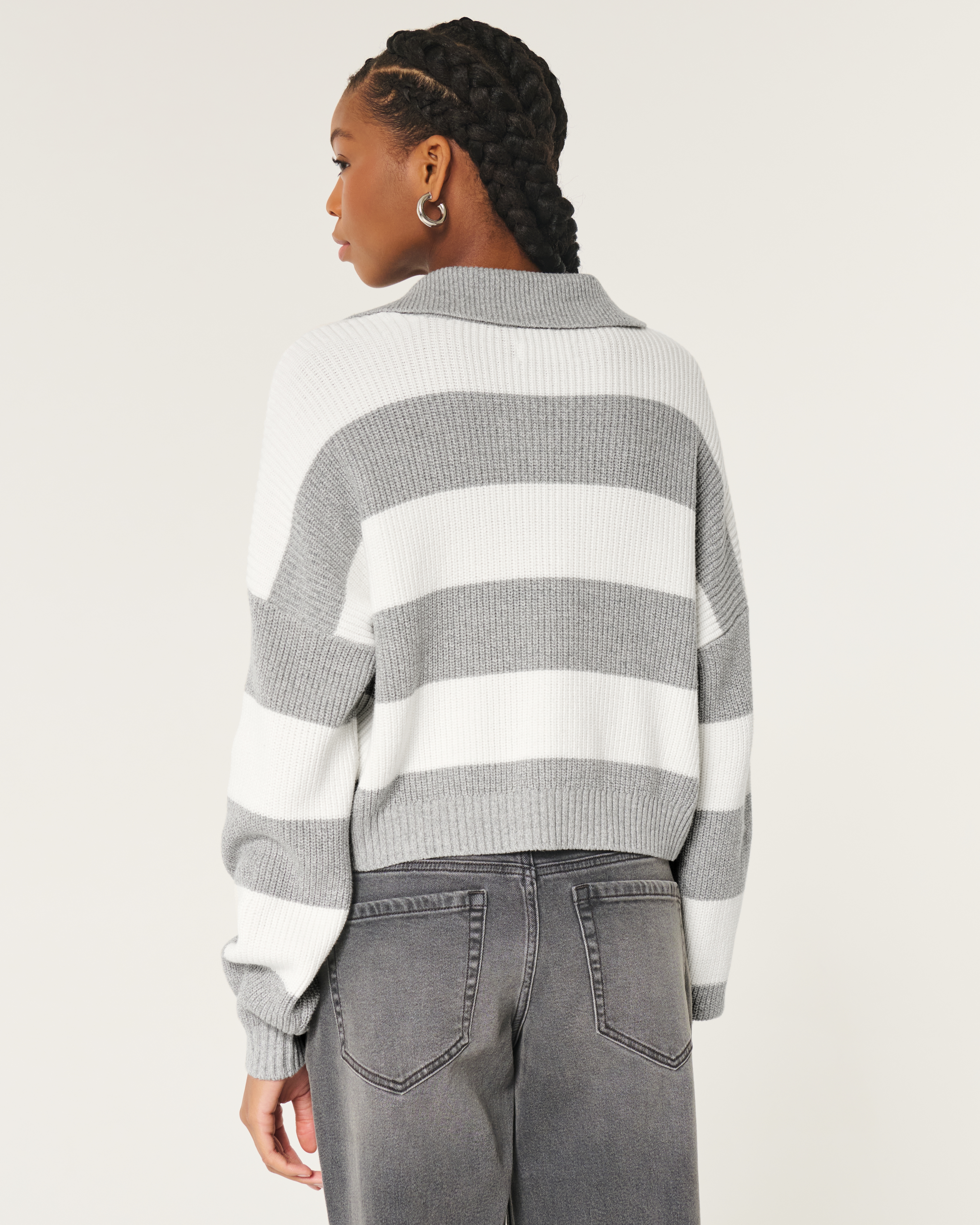Женские свитеры Hollister Easy Stitchy Polo Sweater — фото 3