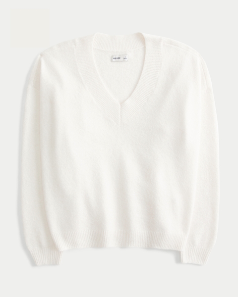 Женские свитеры Hollister Comfy Cloud Oversized V-Neck Sweater