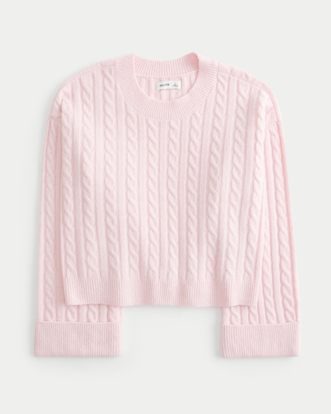 Женские свитеры Hollister Comfy Cloud Cable-Knit Sweater