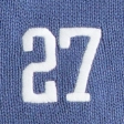 Oversized Number Graphic Half-Zip Sweater