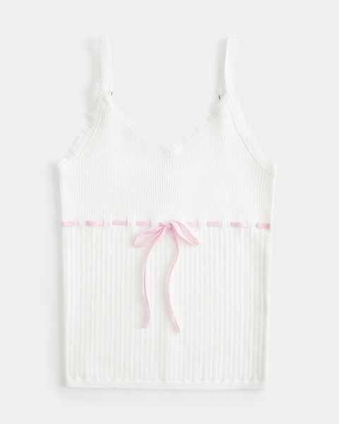 Женские свитеры Hollister Tie-Front Sweater Tank