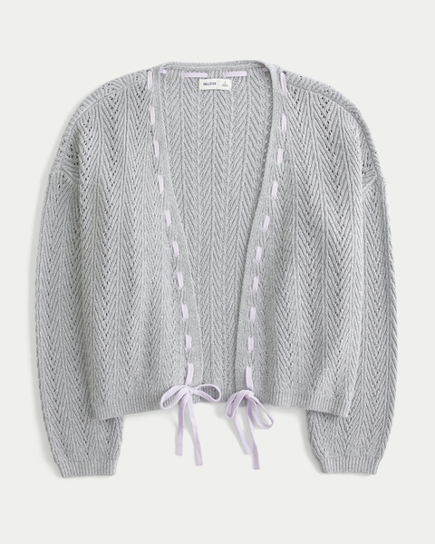 Женские кардиганы Hollister Easy Textured No-Close Cardigan