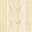 Bow-Sleeve Cable-Knit Sweater