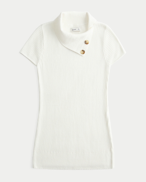 Женские свитеры Hollister Short-Sleeve Tunic Sweater