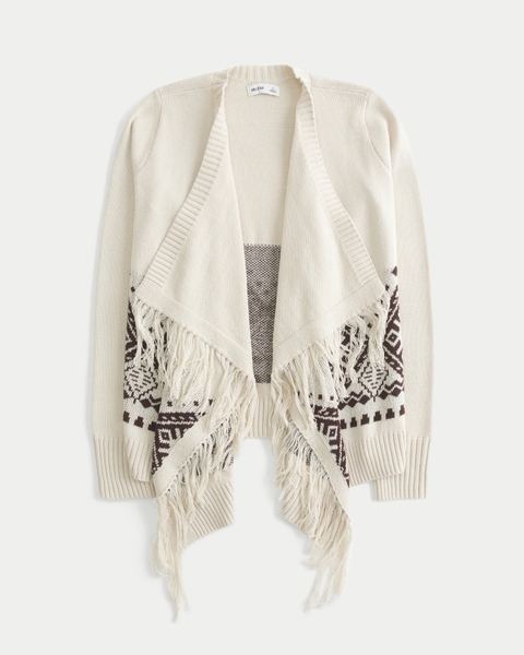 Женские кардиганы Hollister Easy Fringe No-Close Cardigan