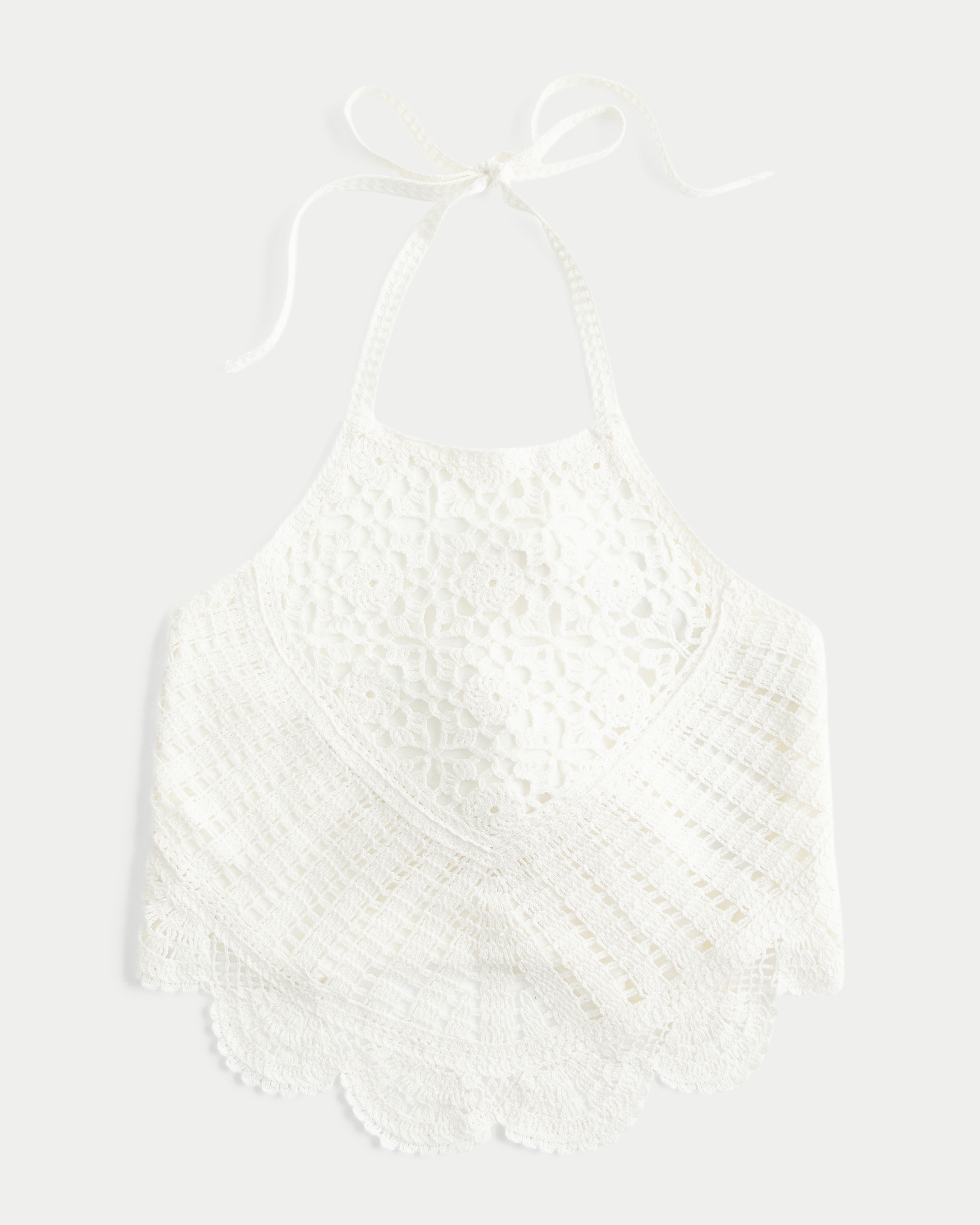Женские топы Hollister Crochet-Style High-Neck Top