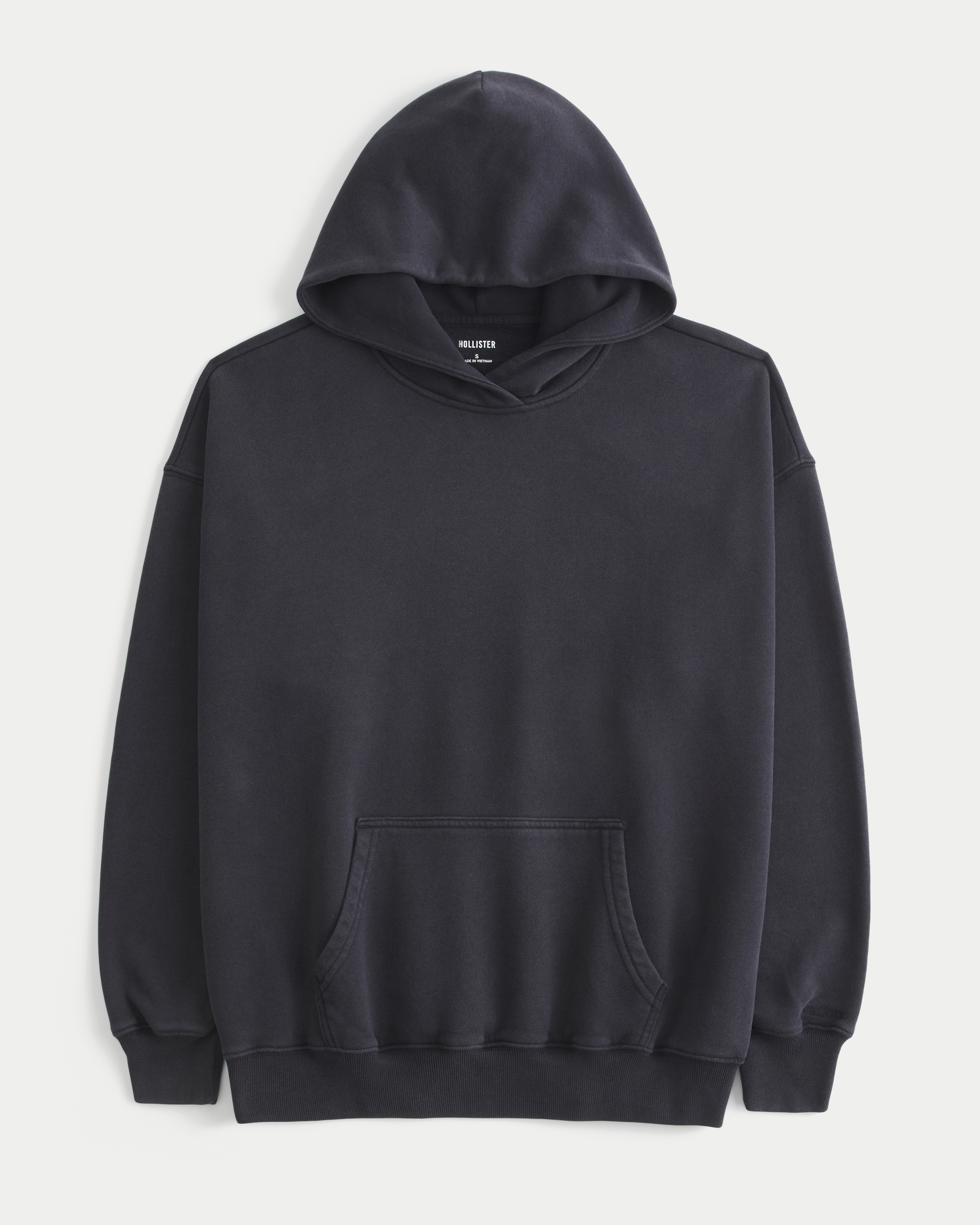 Женское худи Hollister Feel Good Oversized, цвет: Чёрный