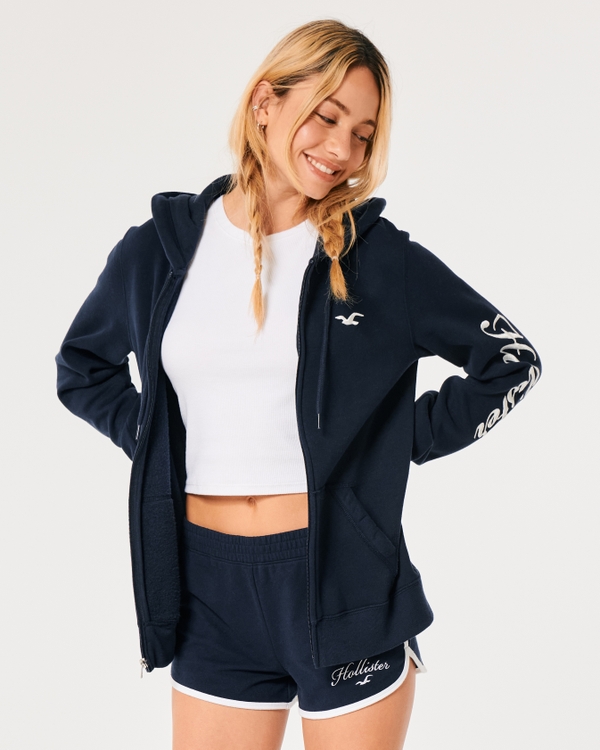 Women's Zip-Up Hoodies | Hollister Co.