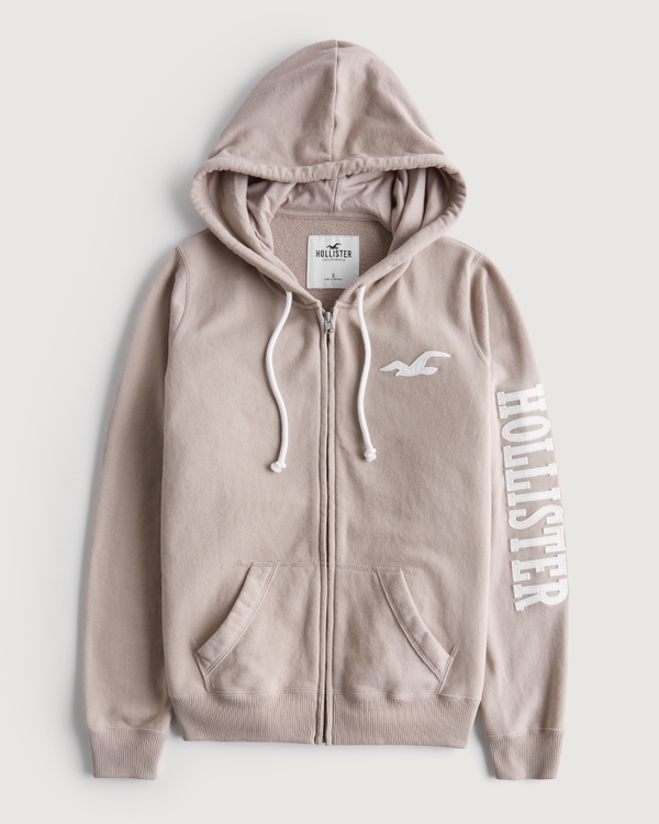 Sherpa-Lined Full-Zip Hoodie | escapeauthority.com
