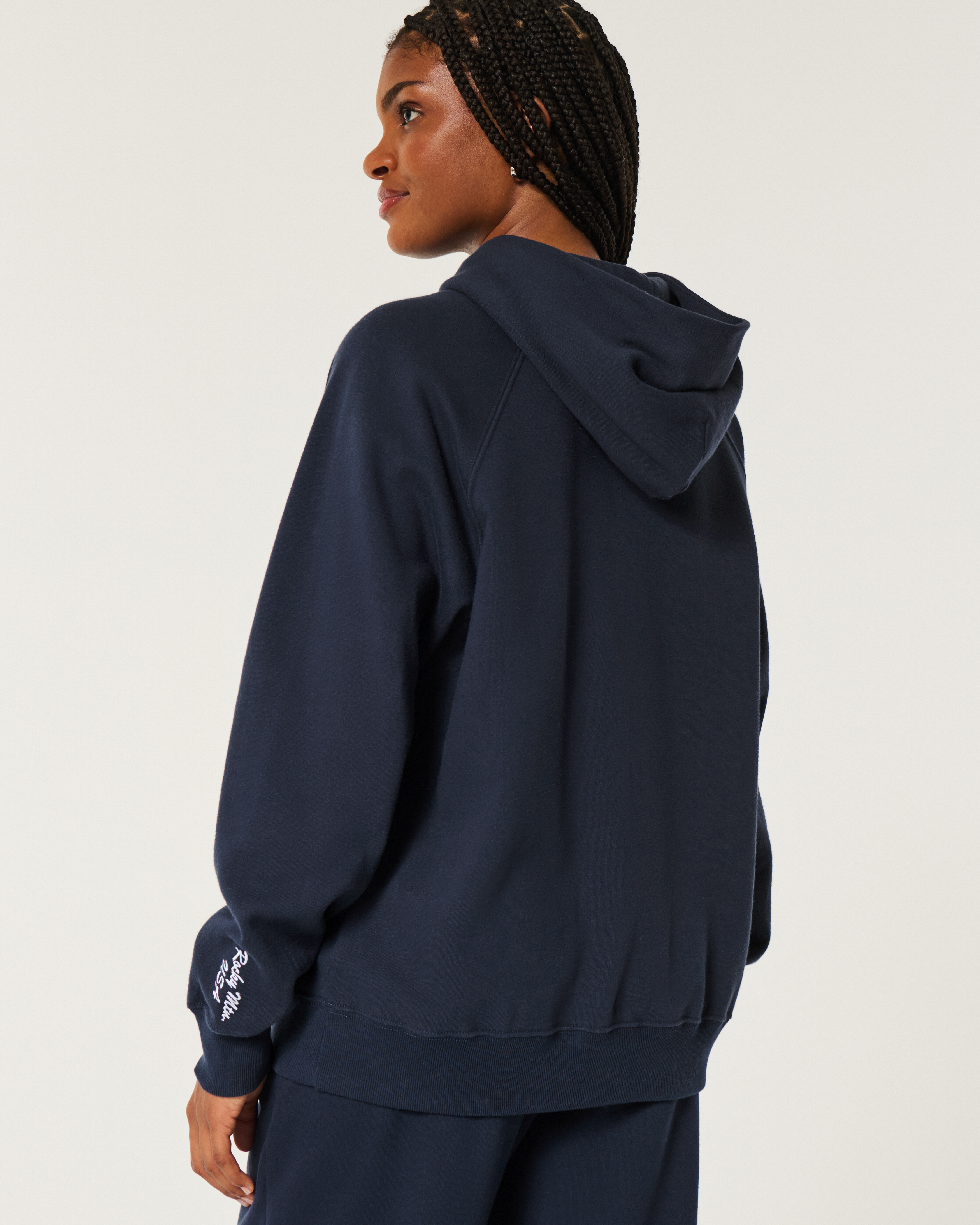 Женские худи Hollister Oversized Aspen Graphic — фото 3