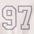 Oversized Number Graphic Crew Sweatshirt