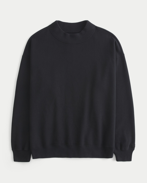 Женские худи Hollister Oversized Mock-Neck Sweatshirt