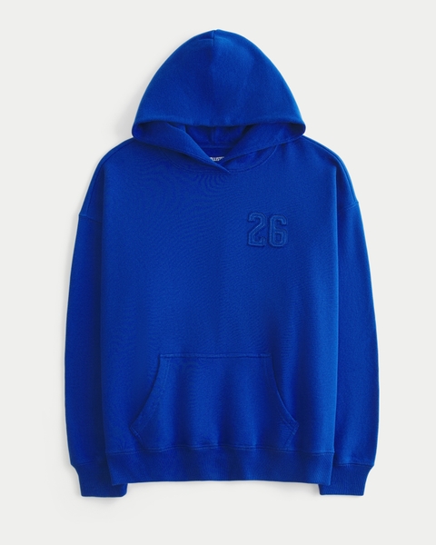 Женские худи Hollister Feel Good Oversized Senior Graphic Camo