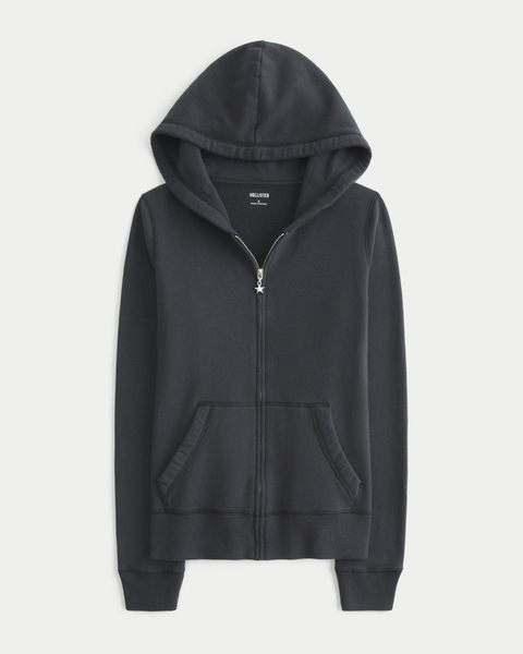 Женские худи Hollister Feel Good Customizable Charm Zip-Up