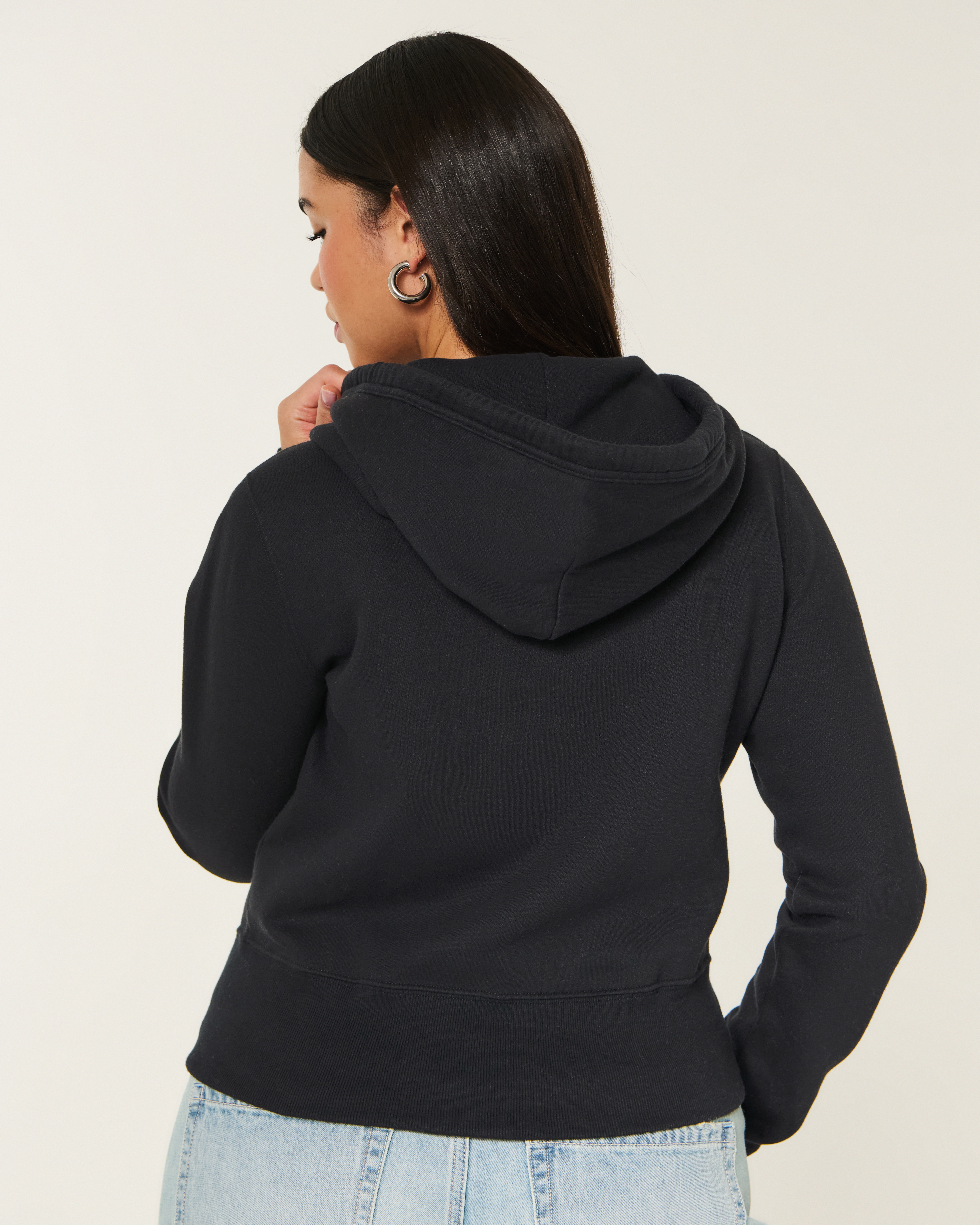 Женские худи Hollister Feel Good Zip-Up — фото 3