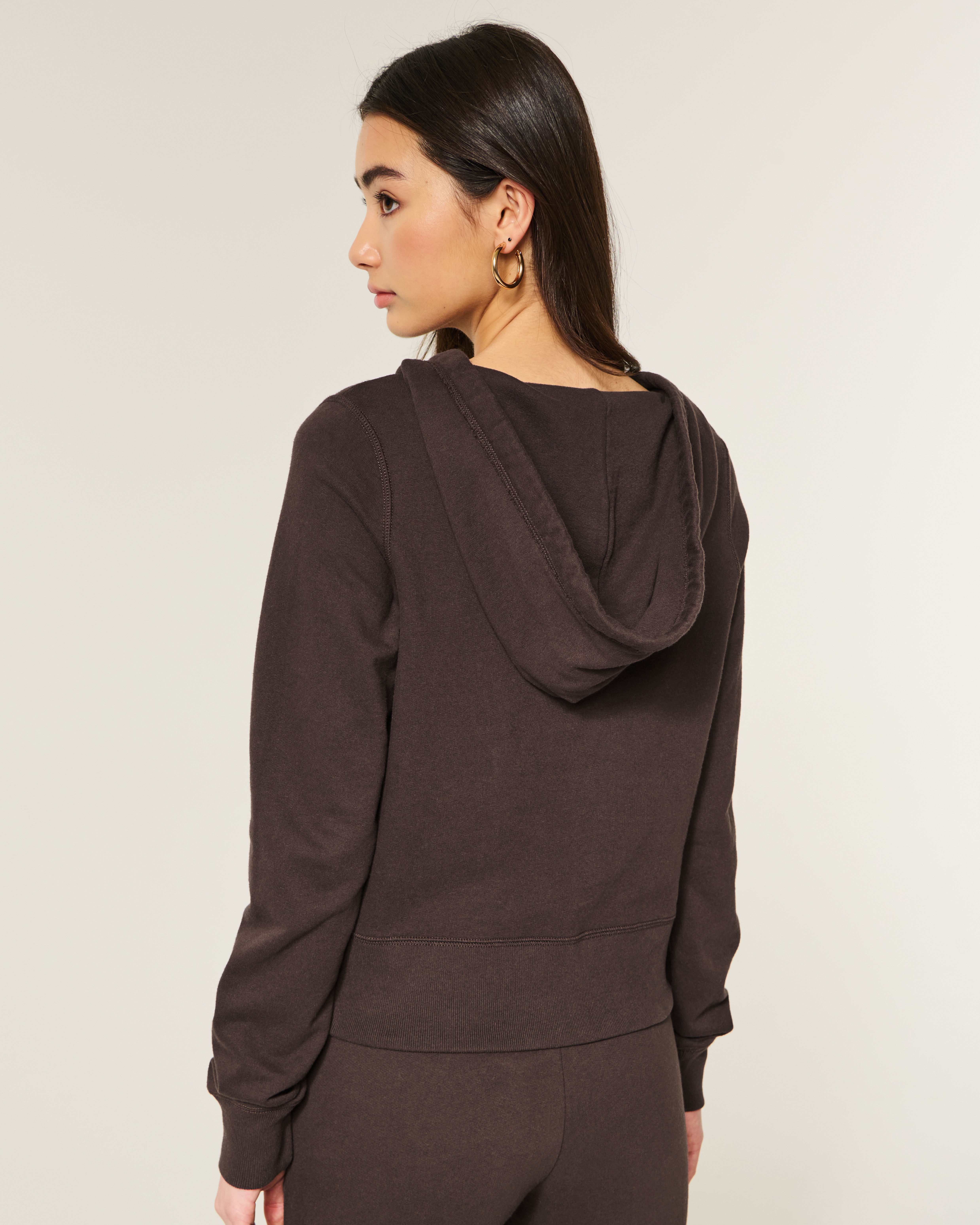Женские худи Hollister Easy V-Neck — фото 3