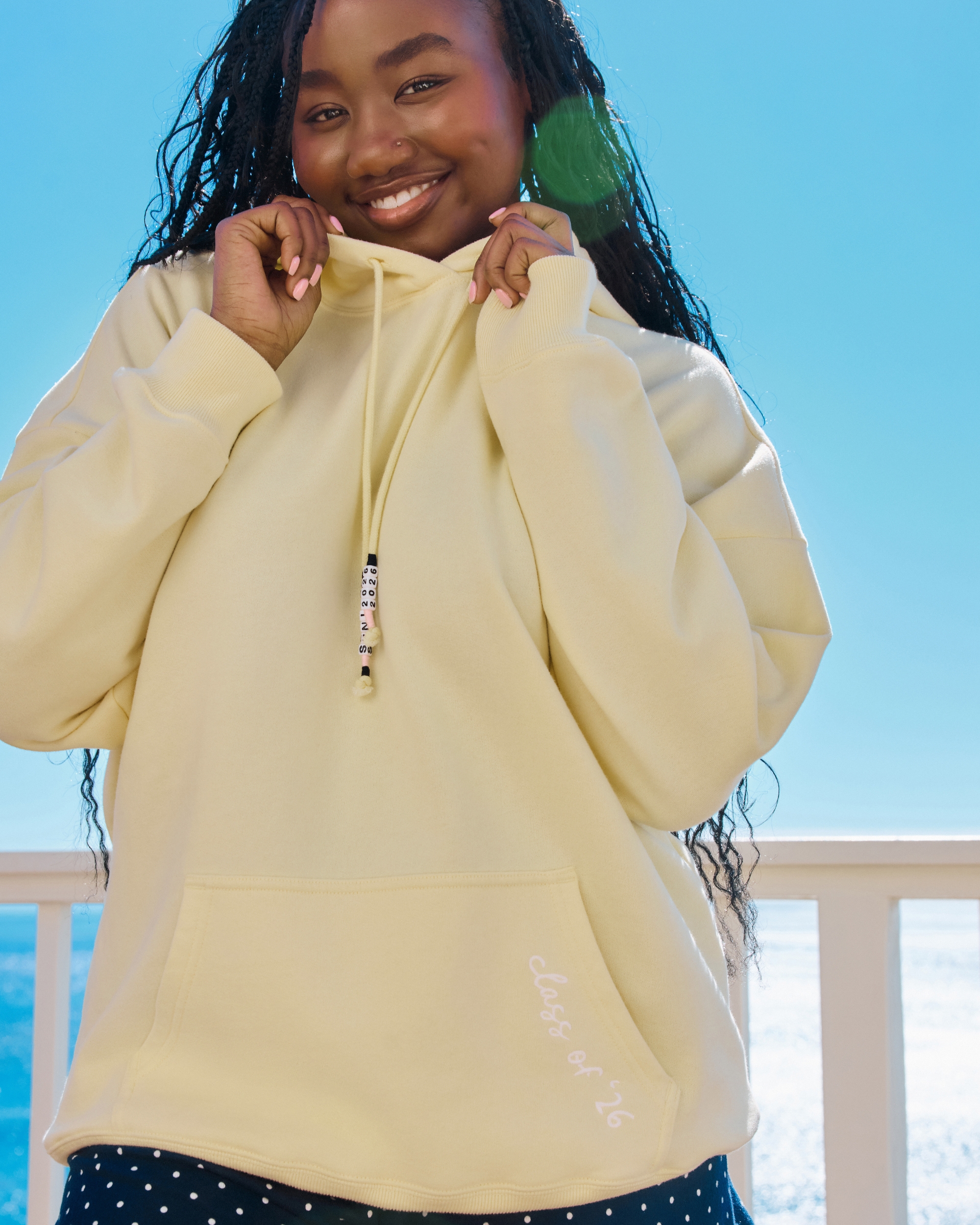 Женские худи Hollister Feel Good Oversized Senior Bead — фото 2