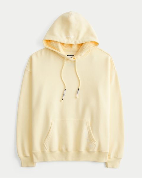 Женские худи Hollister Feel Good Oversized Little Miss Grad Graphic