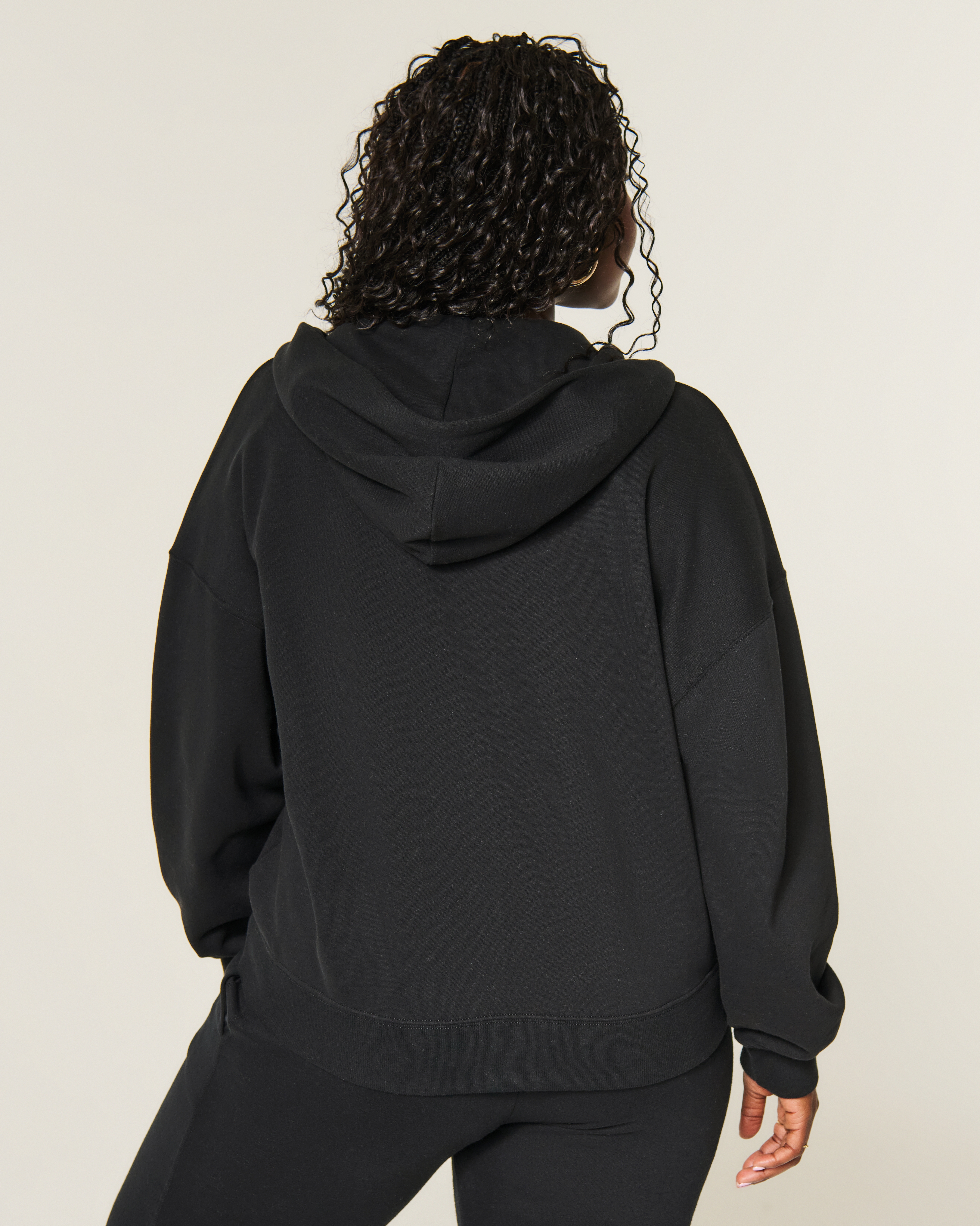 Женские худи Hollister Feel Good Easy Zip-Up — фото 3