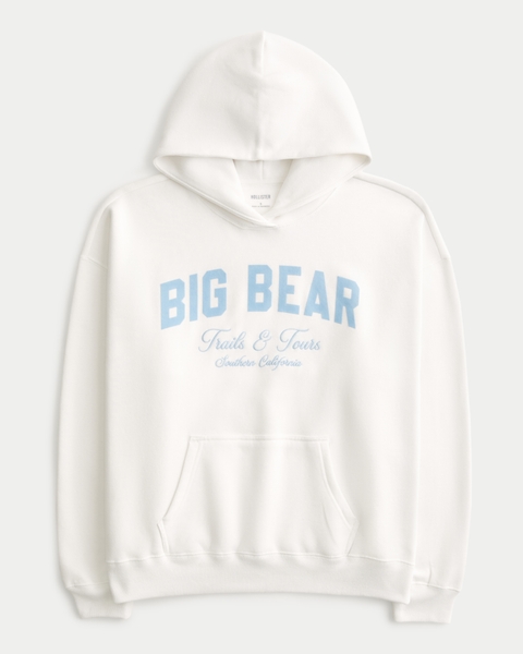 Женские худи Hollister Feel Good Oversized California Graphic