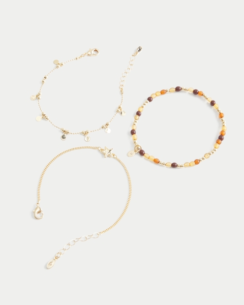 Бельё Gold Star Bracelet, 3 шт. — Hollister
