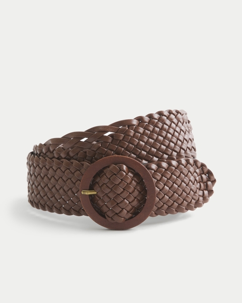 Женские ремни Hollister Braided Faux Leather Belt