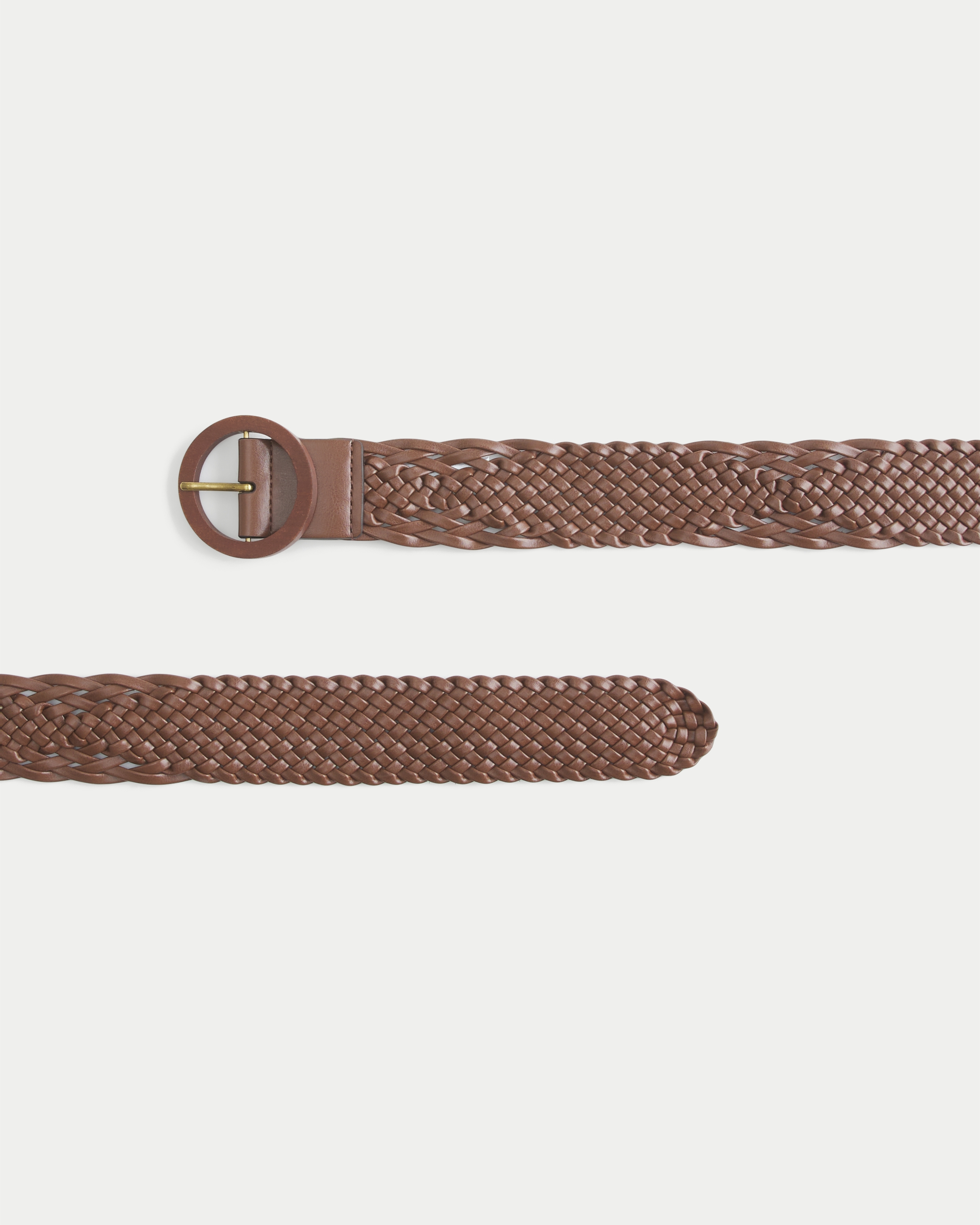 Женские ремни Hollister Braided Faux Leather Belt — фото 2