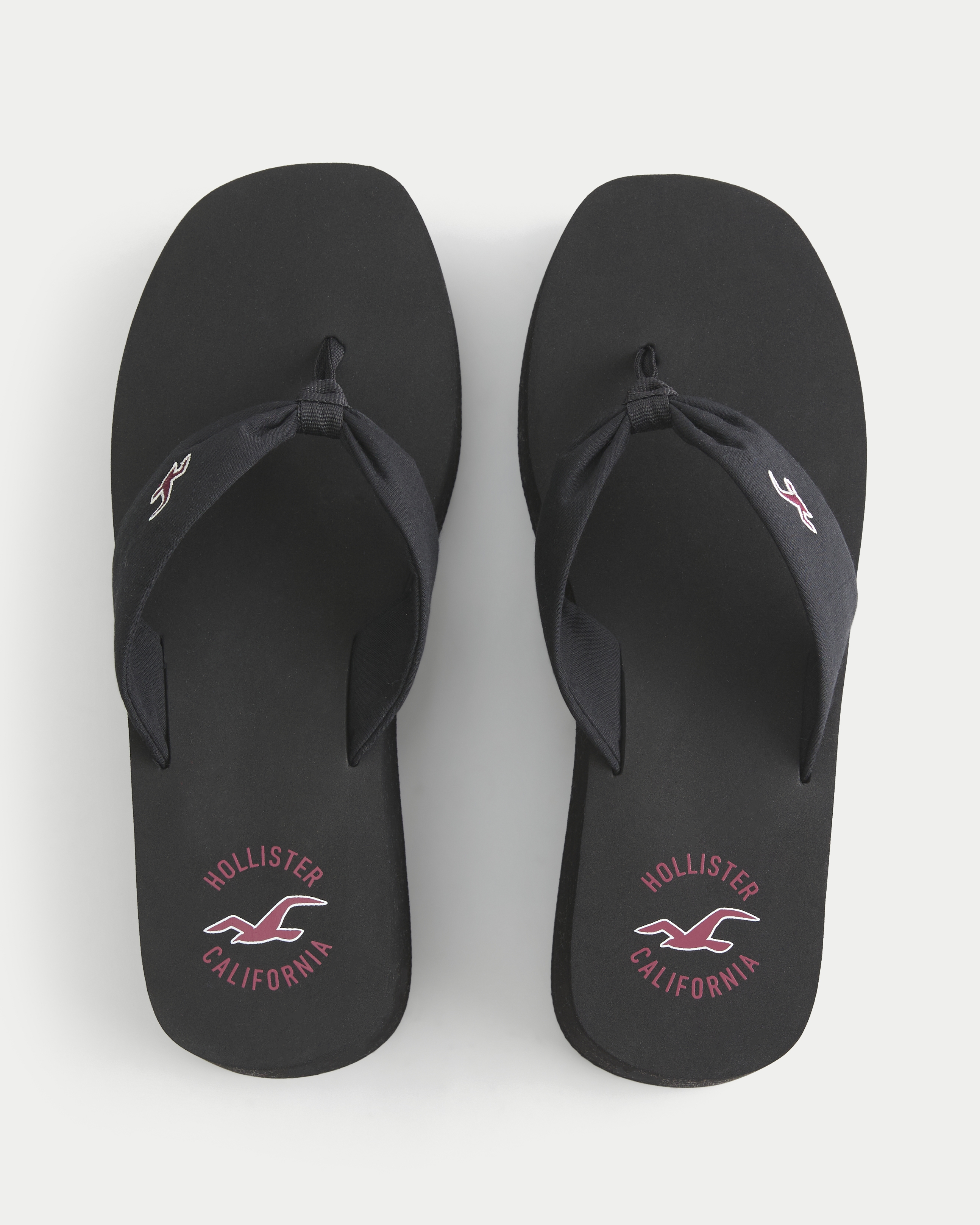 Женские сандалии Hollister Platform Flip Flops — фото 2