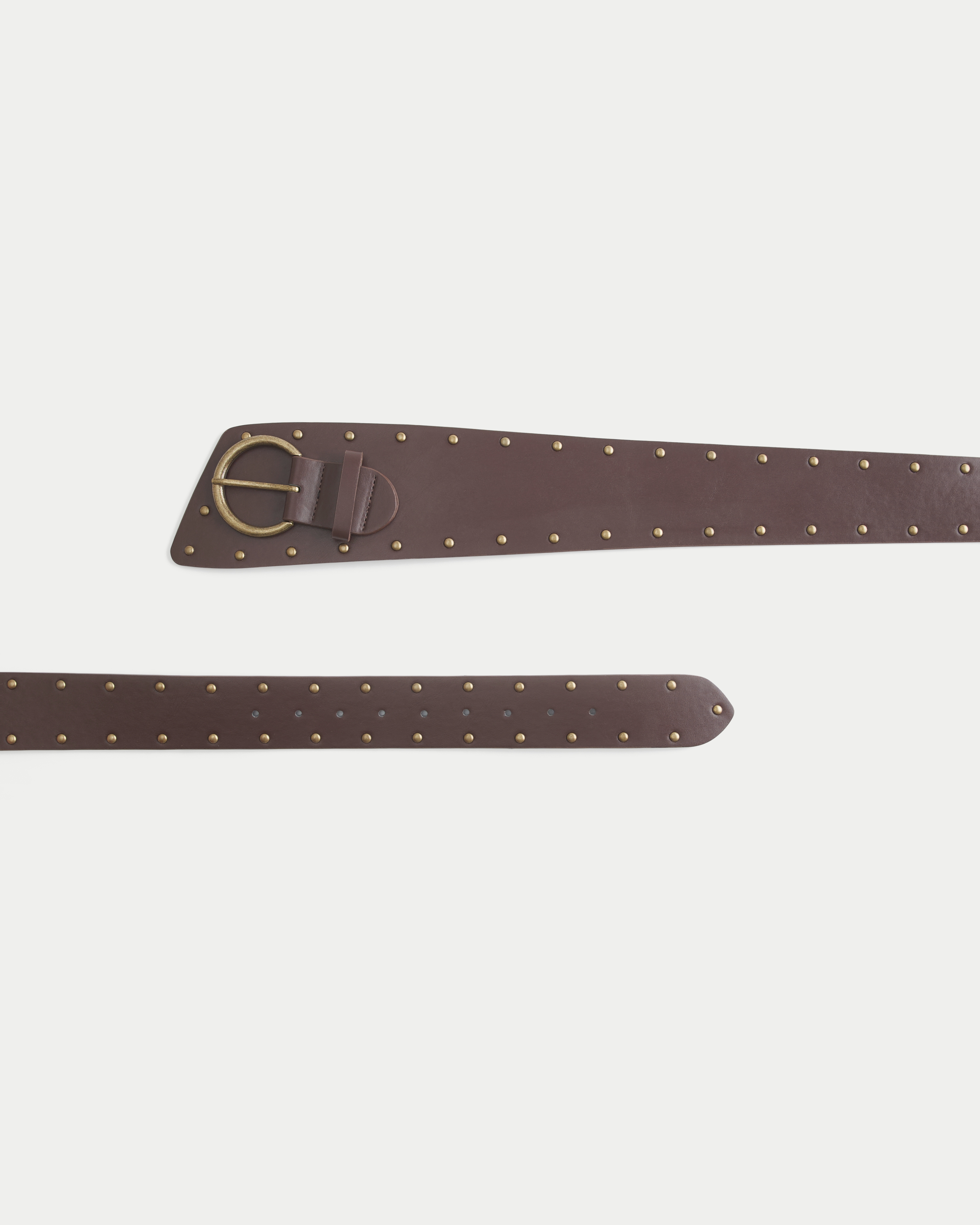 Женские ремни Hollister Asymmetrical Studded Faux Leather Belt — фото 2