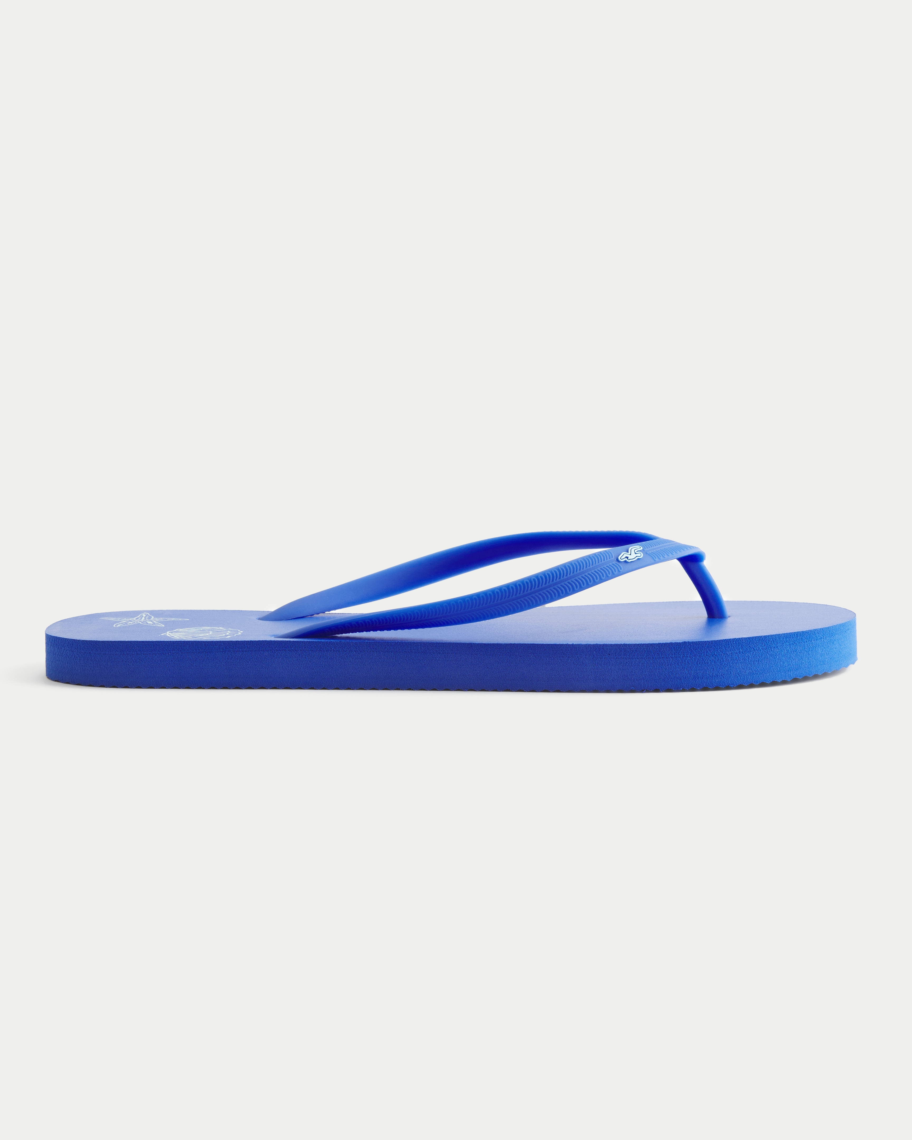 Женские сандалии Hollister Rubber Logo Flip Flops — фото 2