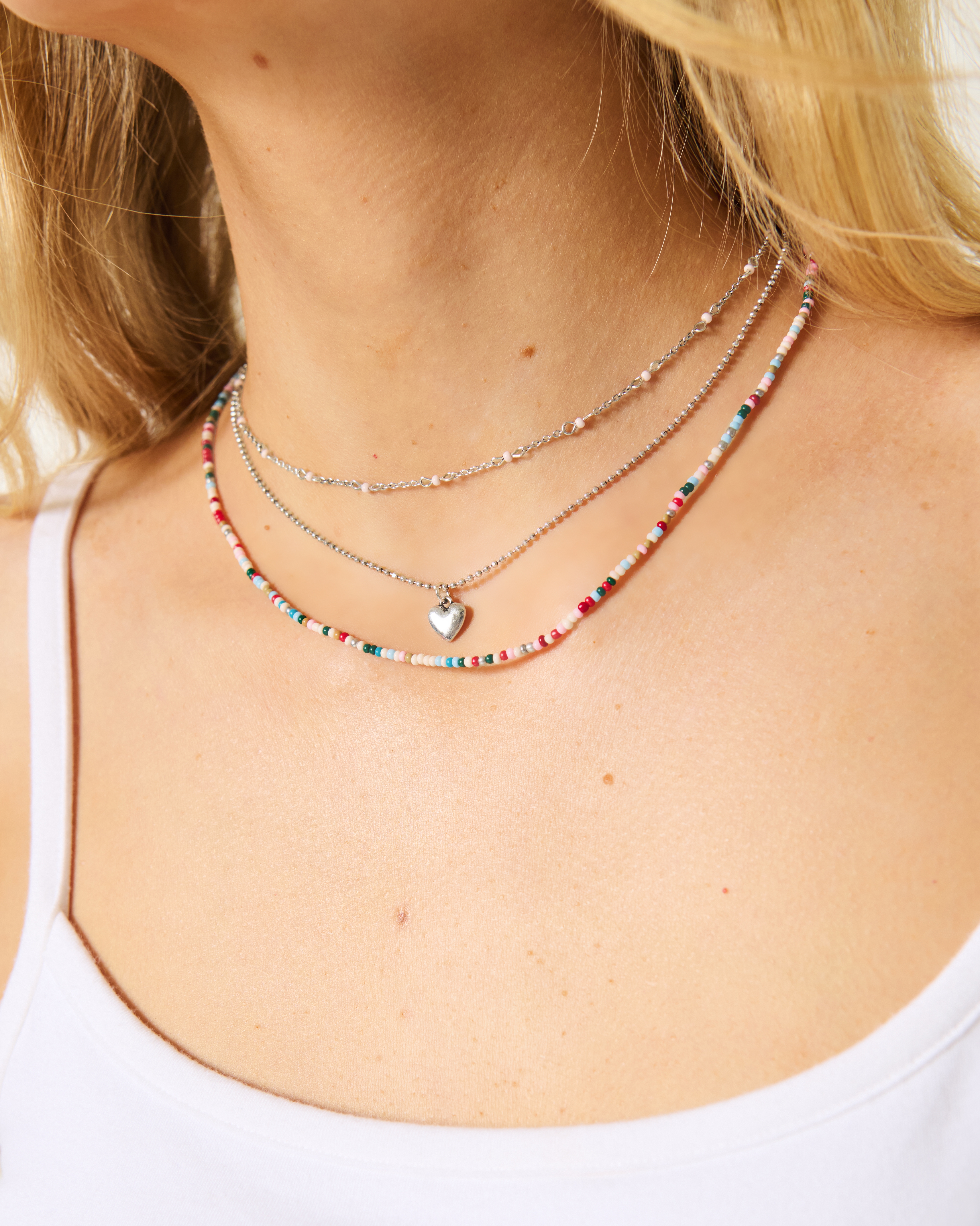 Женские купальники Hollister Heart Necklace 3-Pack — фото 2