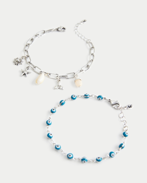 Женские брелоки Hollister Charm Bracelet 2-Pack