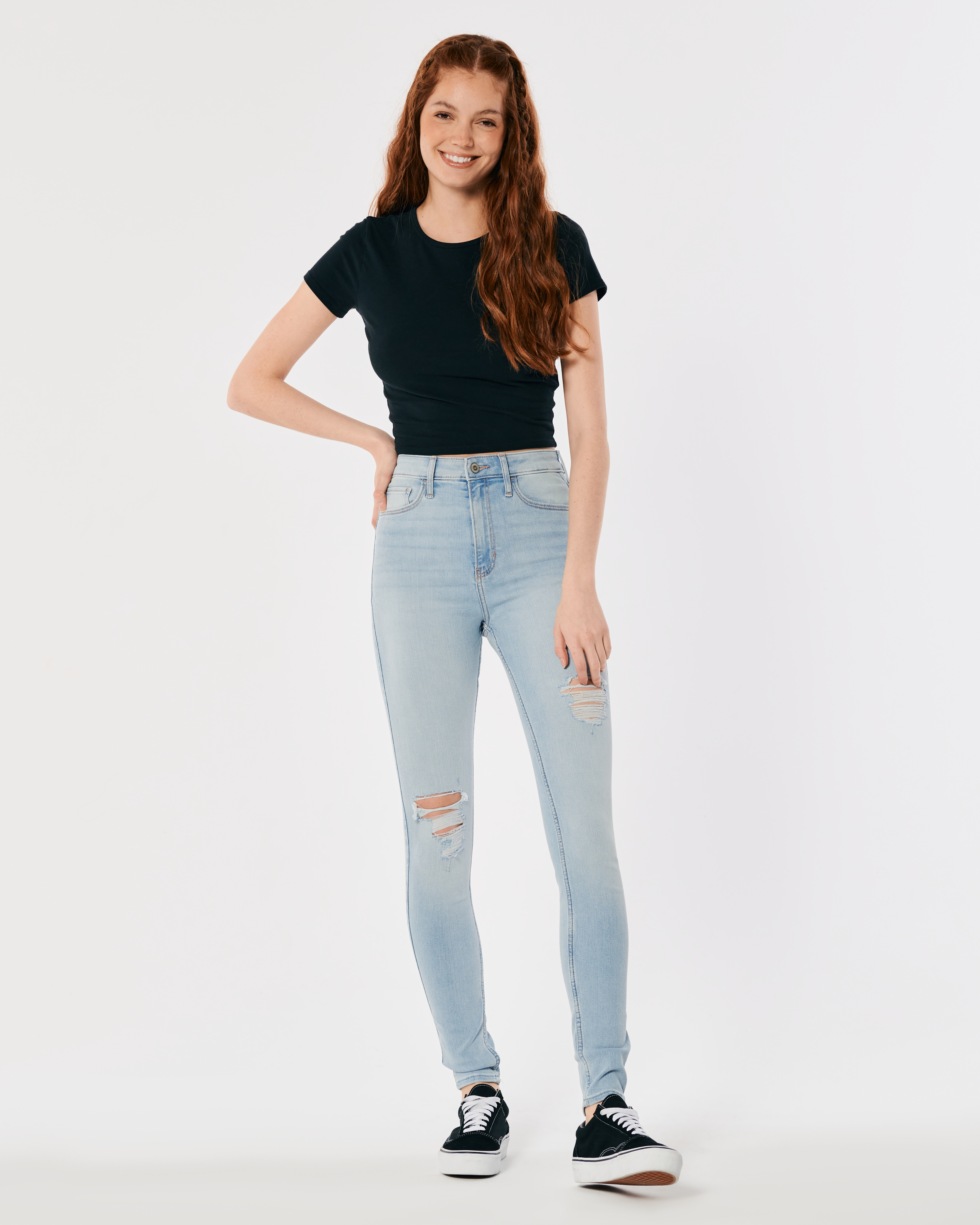 hollister girls jeans