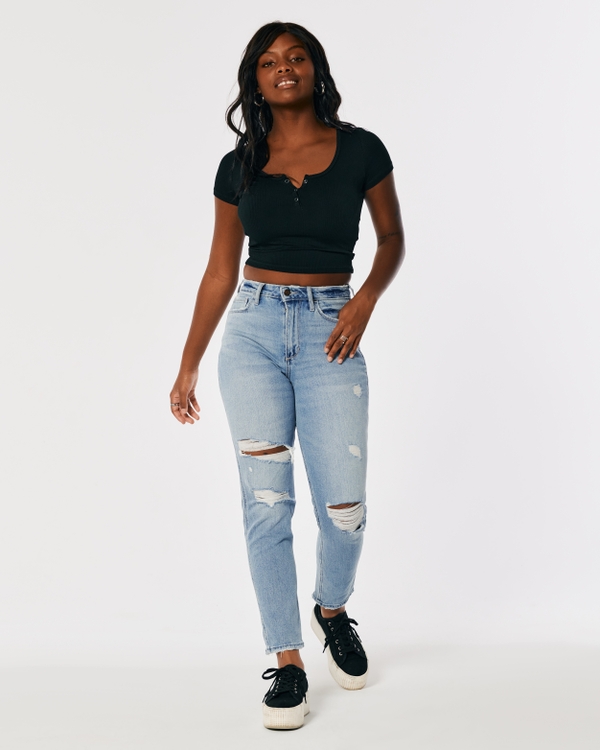 Women's Mom Jeans | Mom Jeans for Teens | Hollister Co.