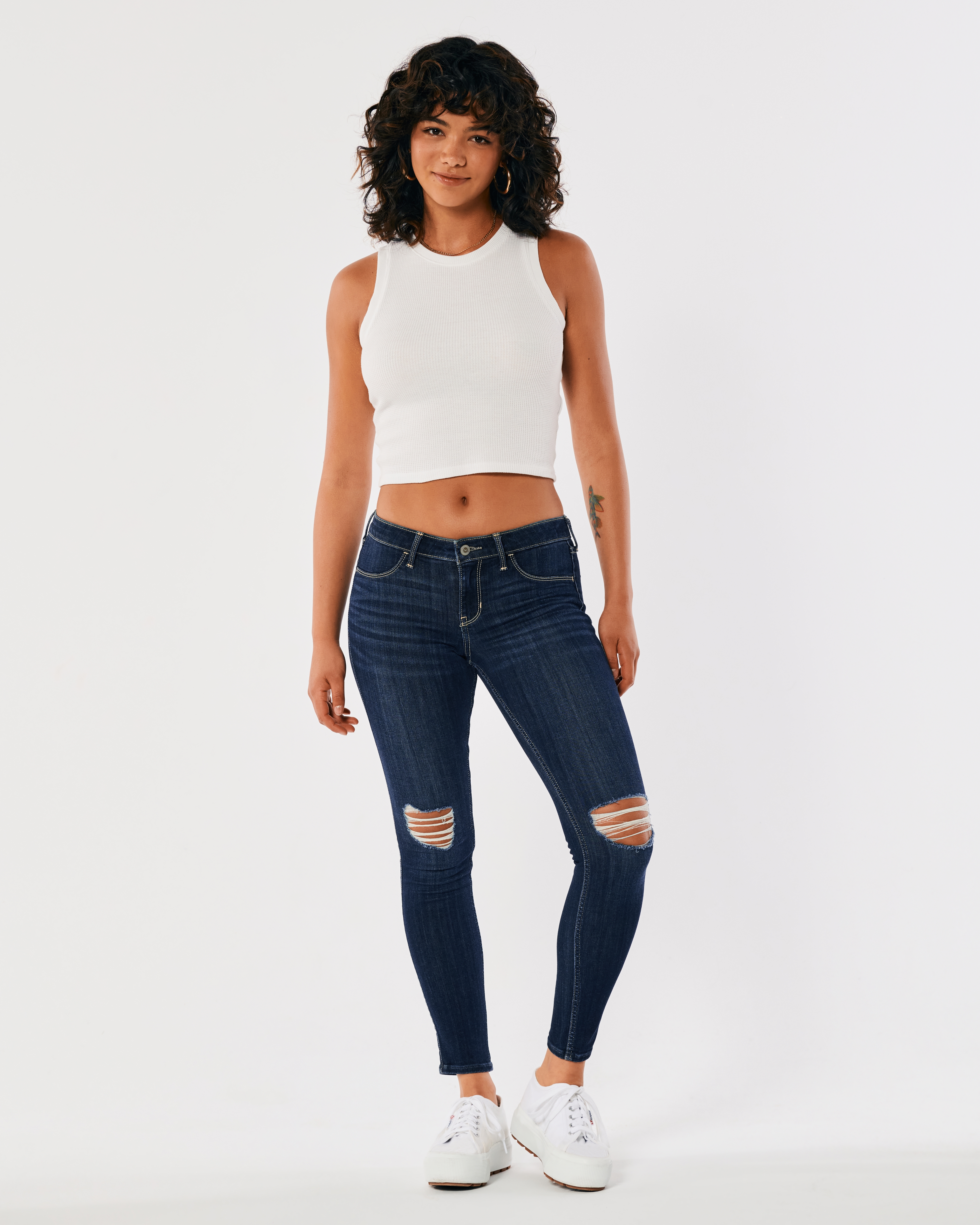 hollister low rise jeans