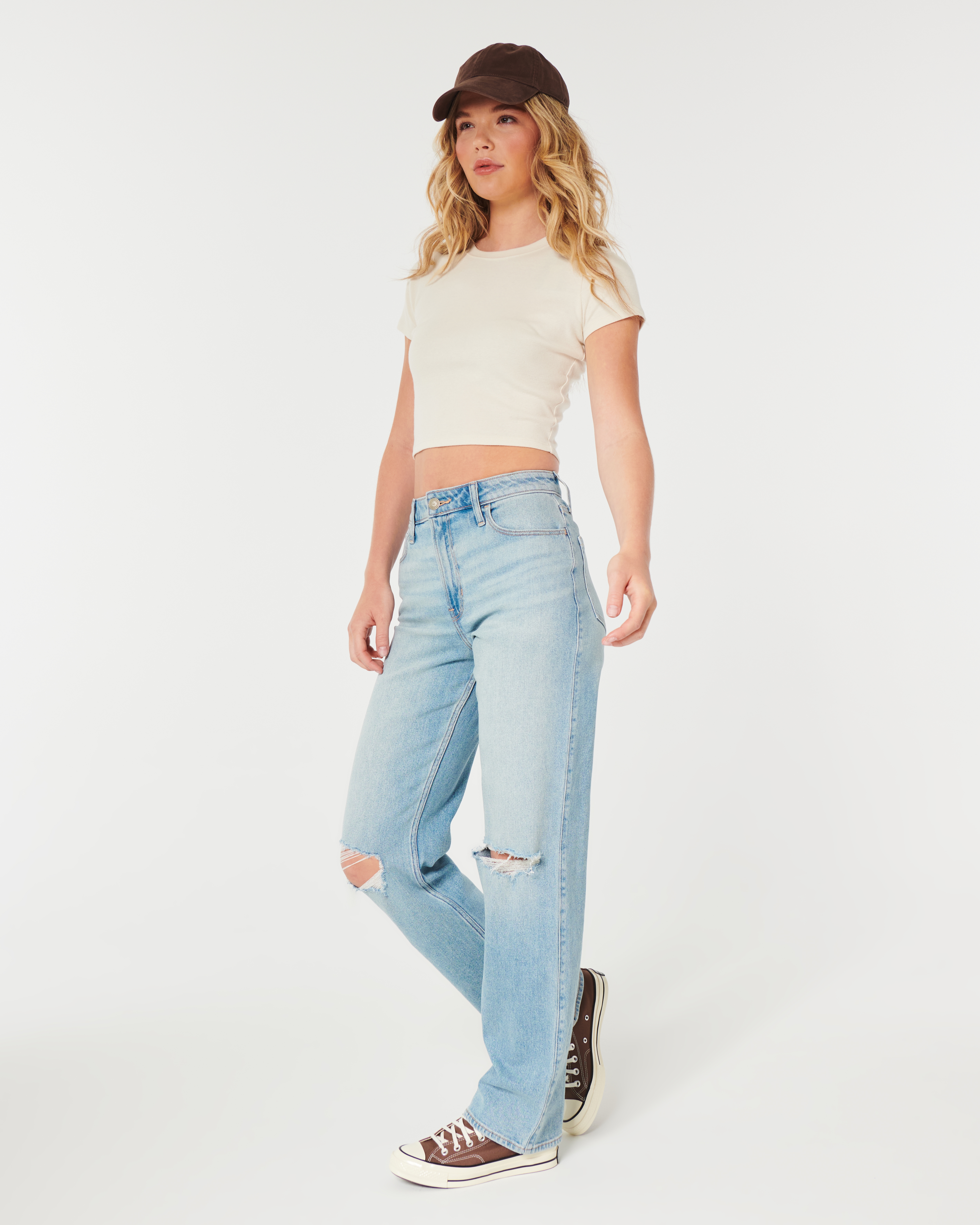 hollister jeans high waist