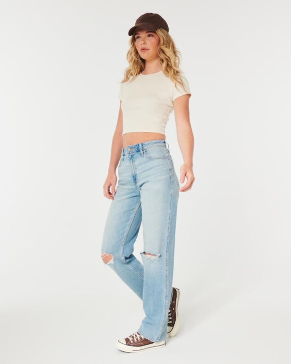 Women's Dad Jeans Hollister Co.