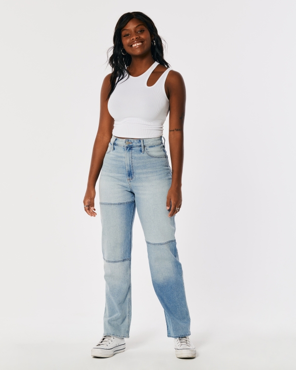 Women's Curvy Jeans: High Rise, Skinny & Straight | Hollister Co.