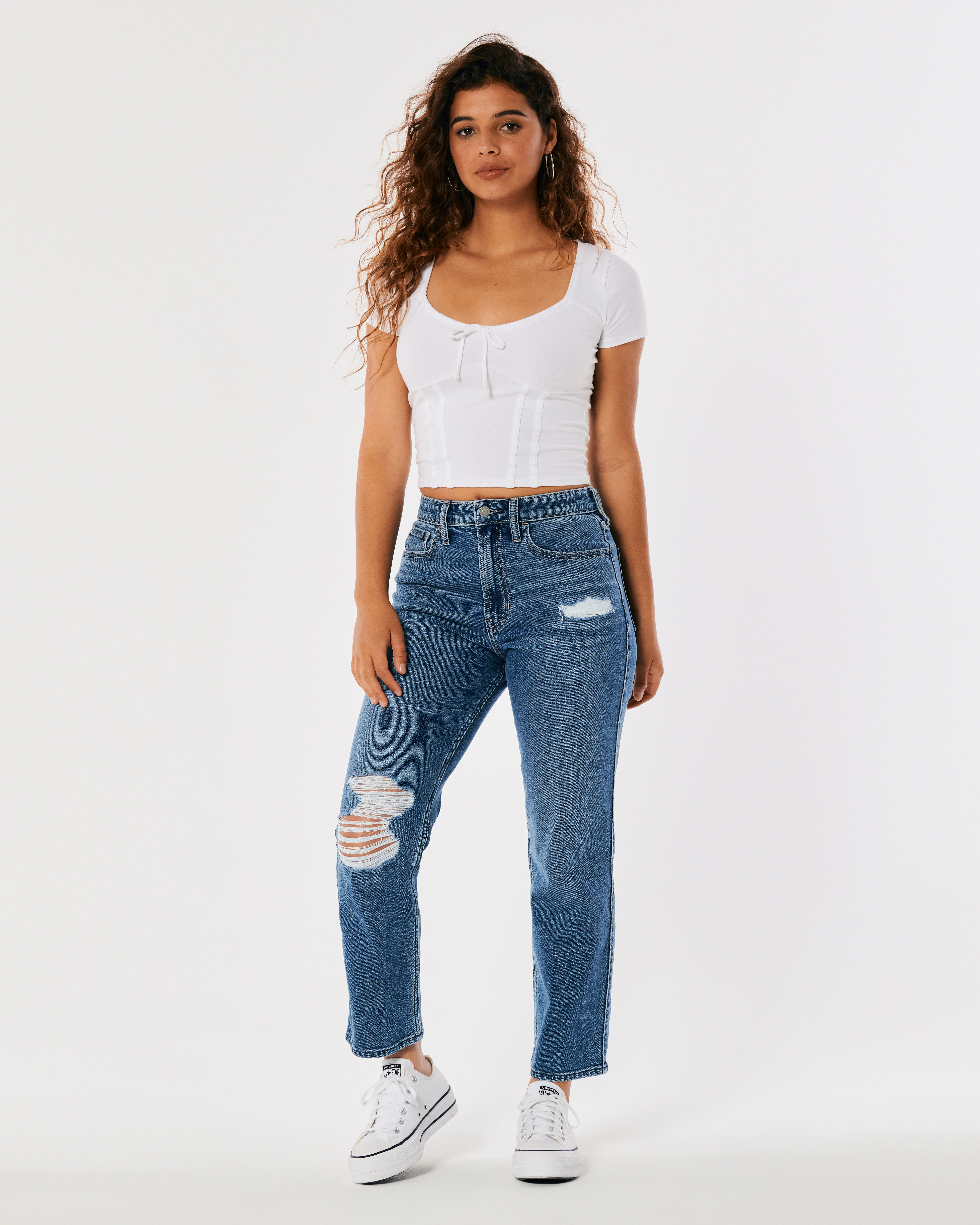 levi's 501 crop white