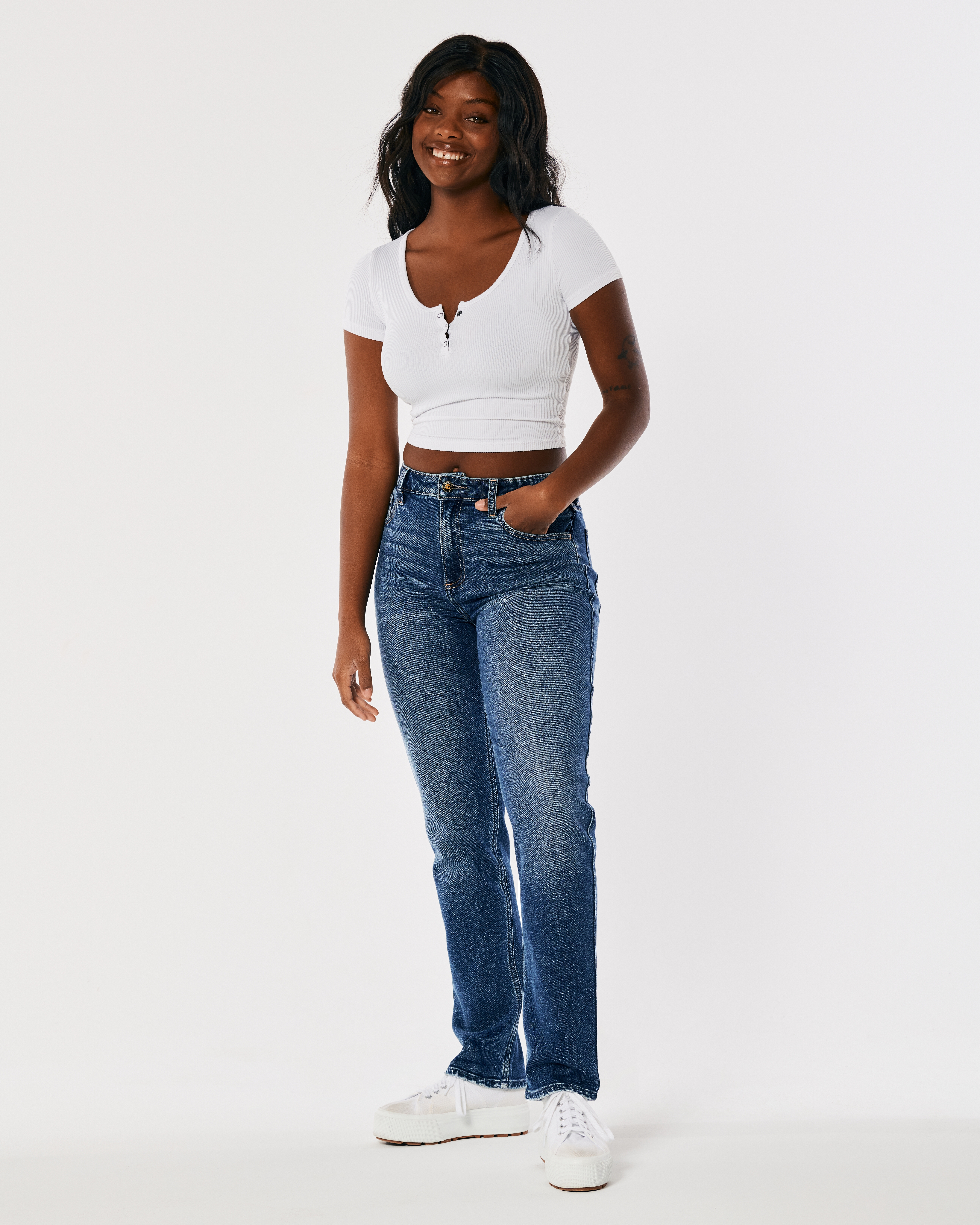hollister girls jeans