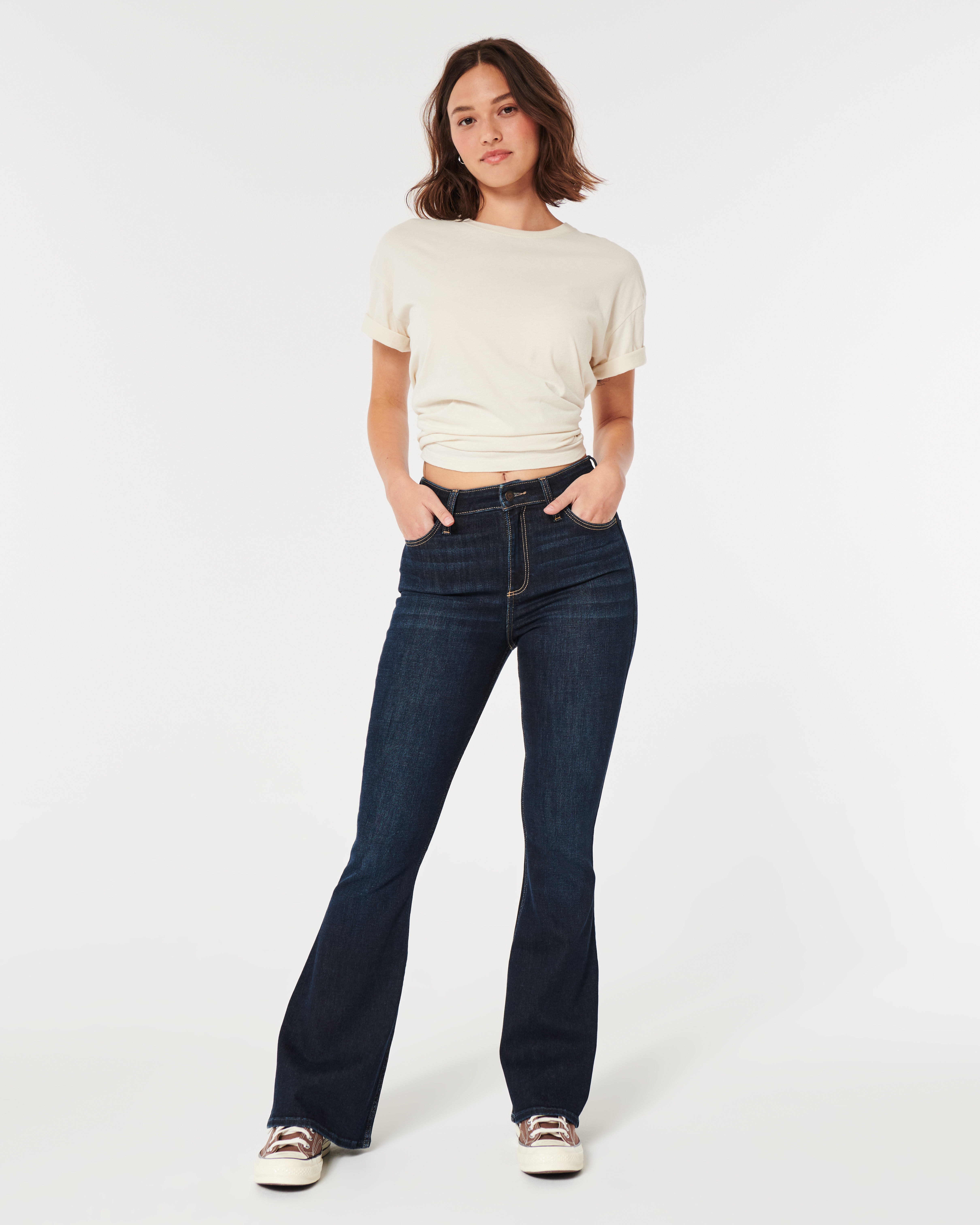 hollister jeggings high waisted