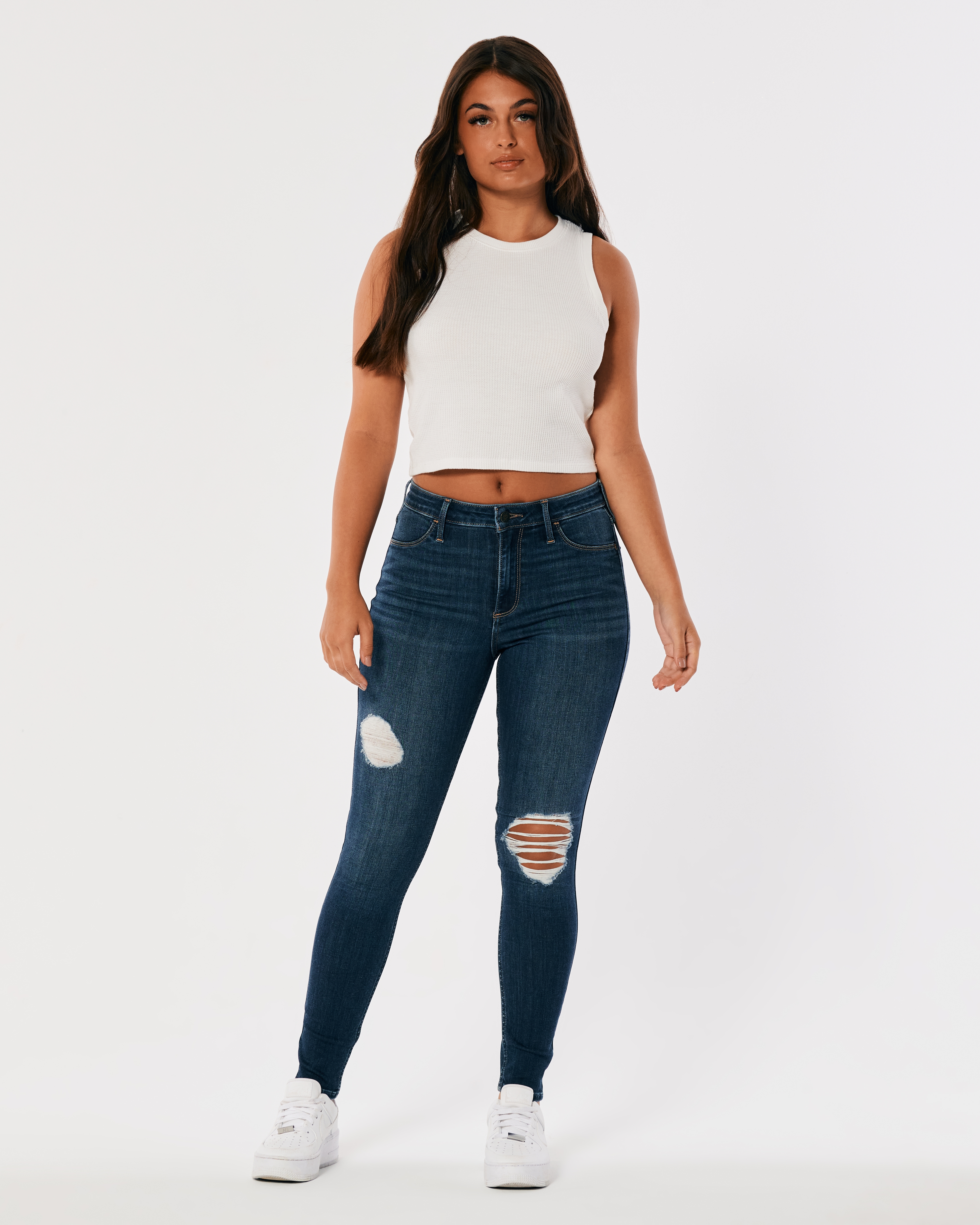 hollister jeans high waisted