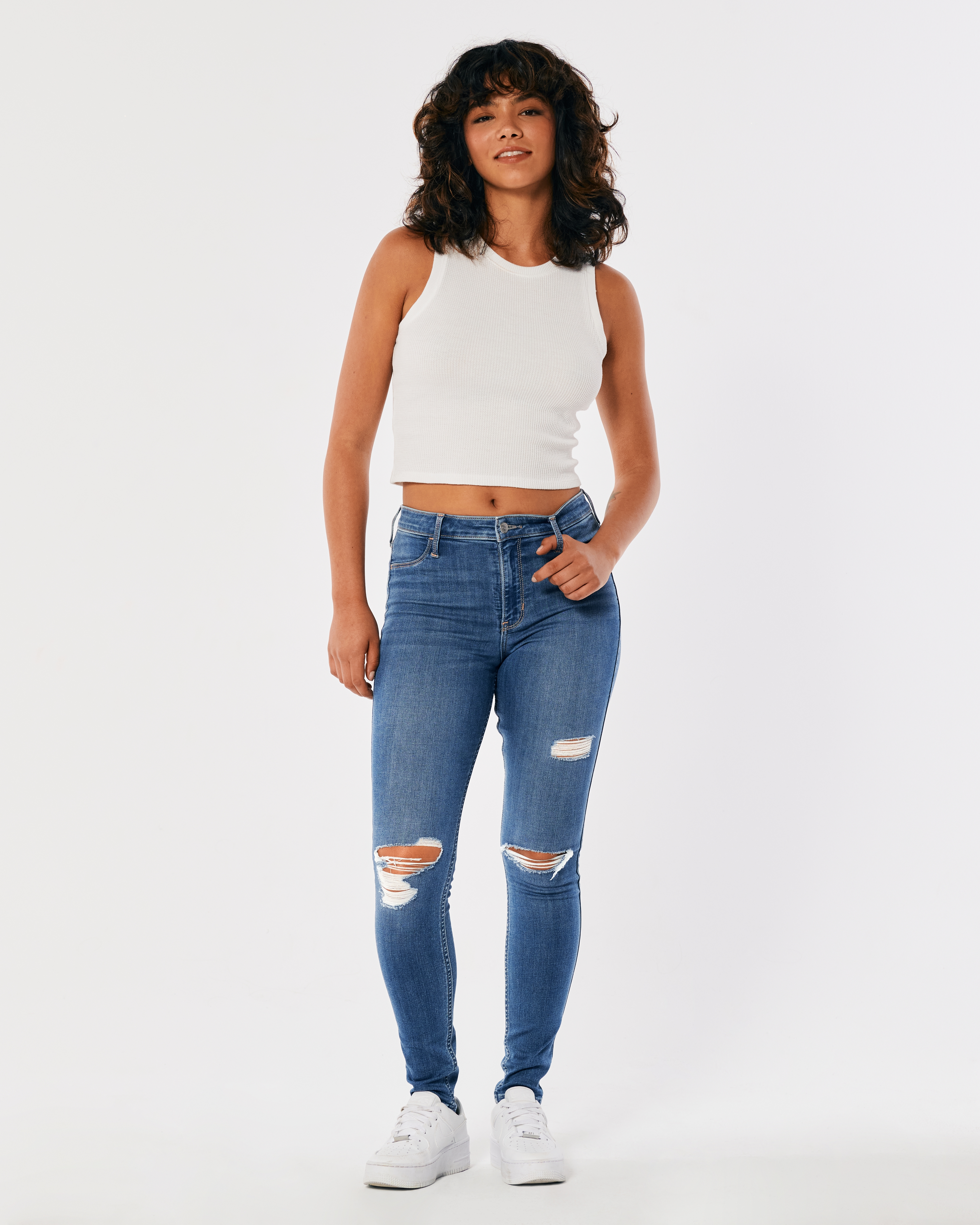 hollister ultra high rise jean leggings