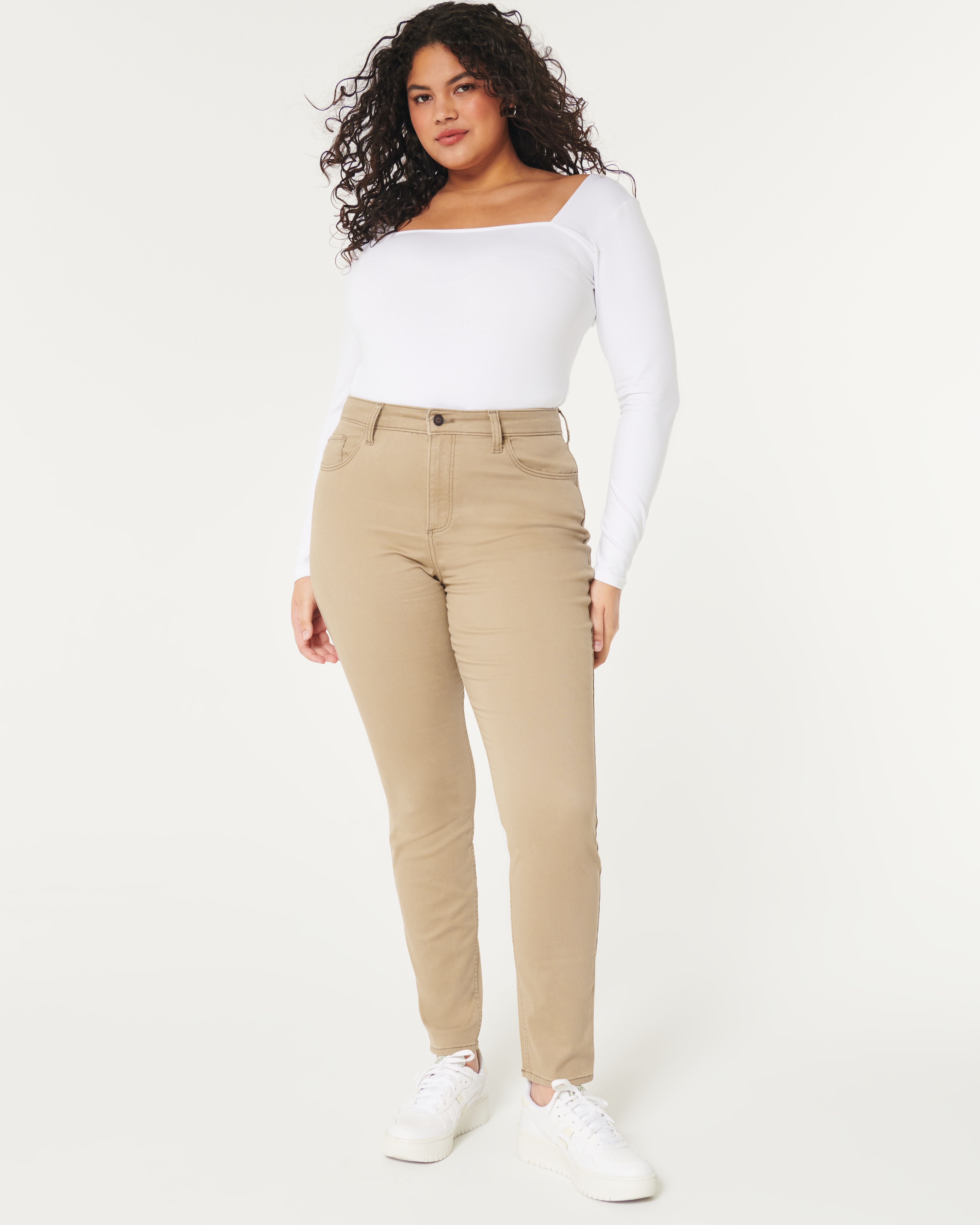 Tight Khaki Pants Women