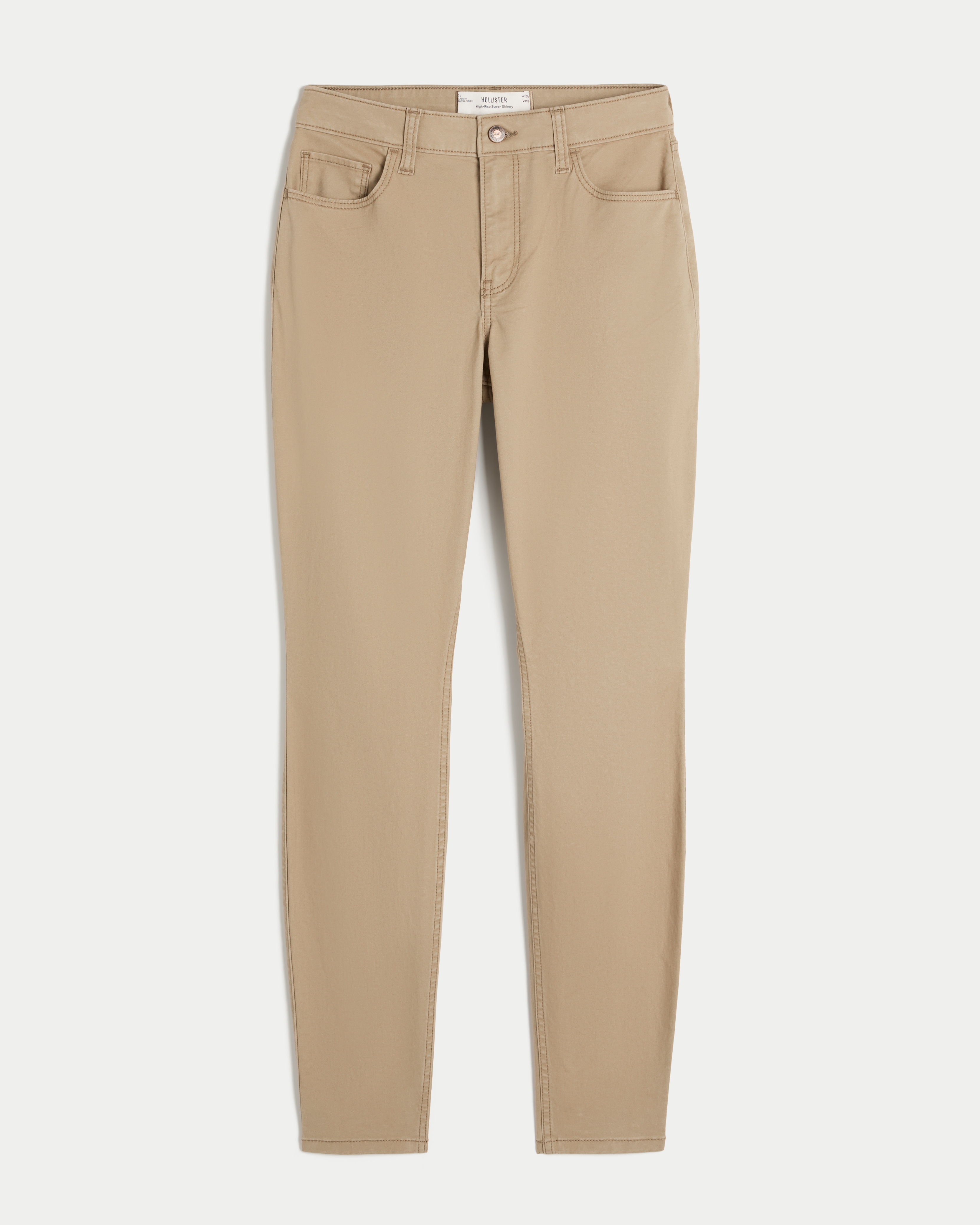 Женские брюки Hollister High-Rise Khaki Super Skinny Pants
